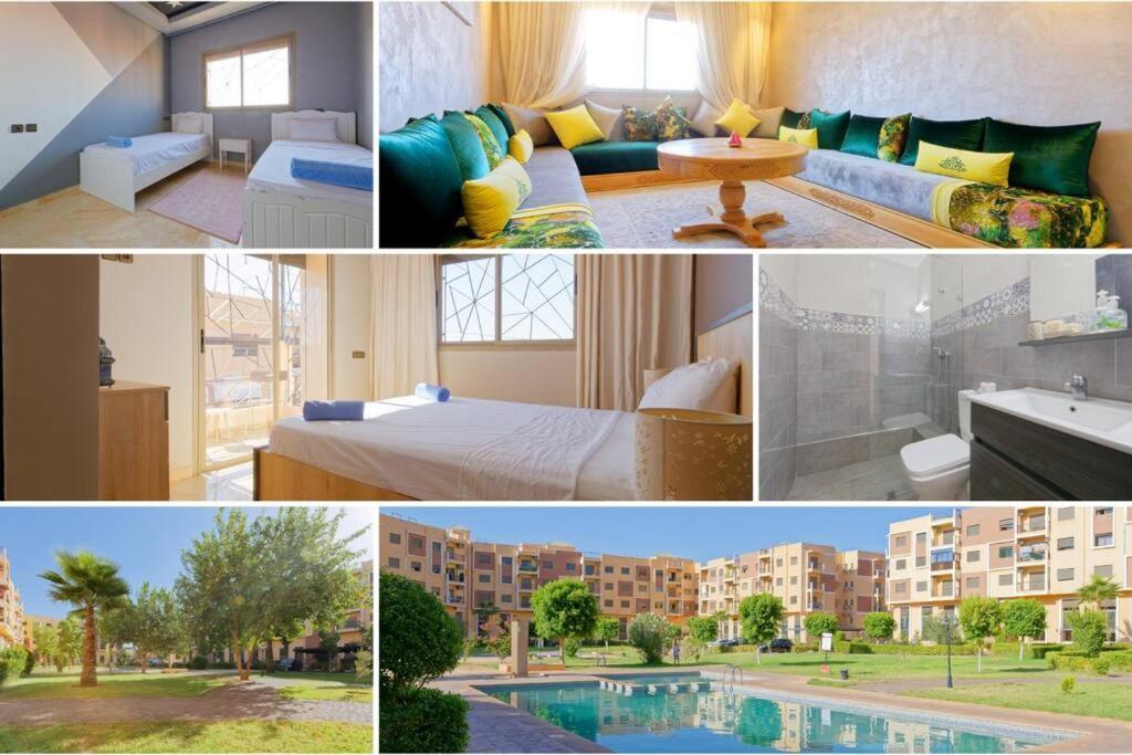 شقة Des Lilas Dar Salam Chez Madame Assyl Avec 3 Piscines مراكش